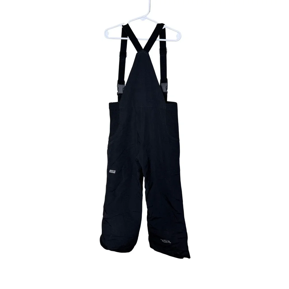 Obermeyer Kids Size 6 Black HydroBlock Snow Bibs I-Grow Ski Pants